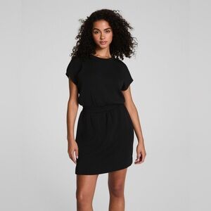 Spanx AirEssentials Light-as-Air Cinch Dress with Pockets Very Black Sz XS